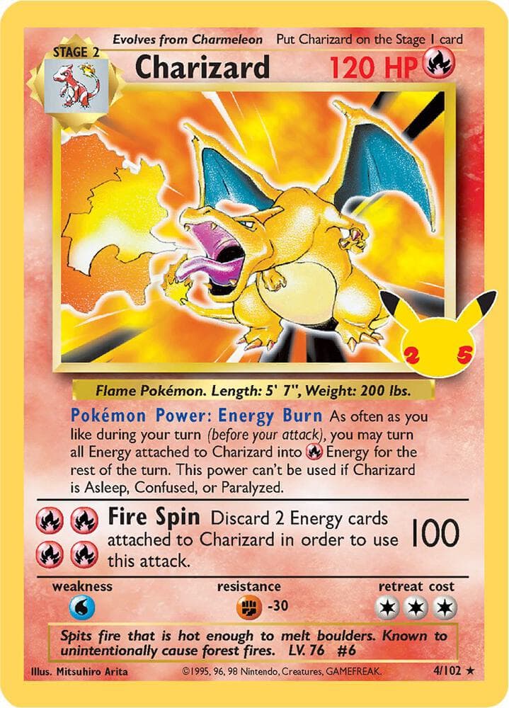 Charizard, Celebrations: Classic Collection, 4/102